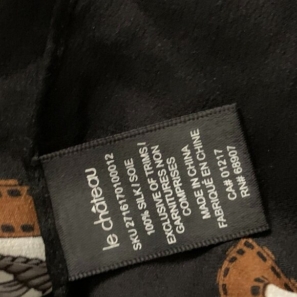 Le Chateau Silk Scarf - Picture 3 of 4